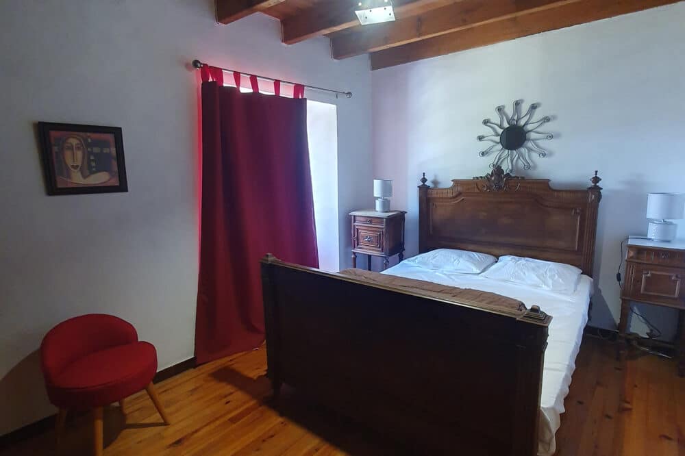 Chambre de la maison de vacances en Lozère