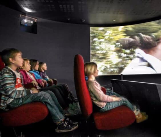 Cinéma interactif à Langogne au musée de la Filature calquiere