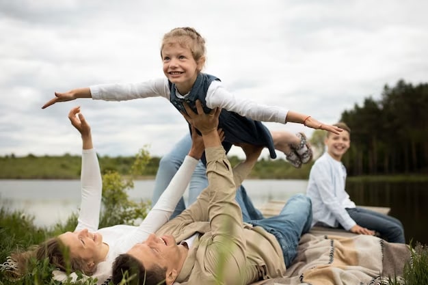 Lac de Naussac en famille
