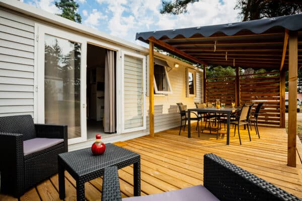 Mobil-home grand confort 3 chambres en Lozère