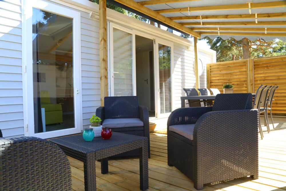 Mobil-home grand confort en Lozère