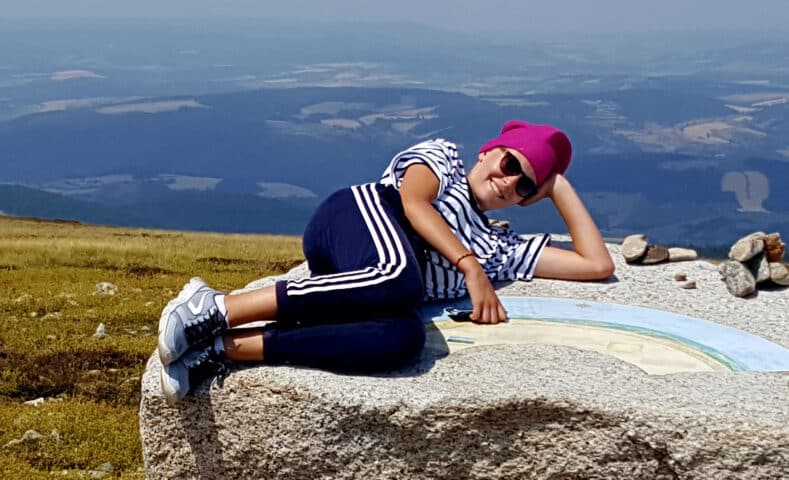 Sommet du Mont Lozère après mettent à la piscine du camping les sous bois du lac