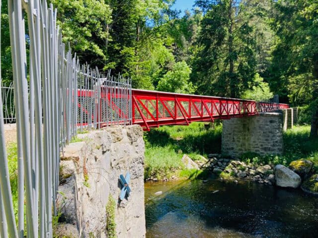 Le pont Auroux à proximité du camping des sous bois du lac
