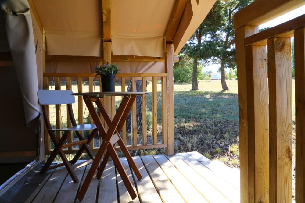 Tente Cosy lodge en camping en Lozère