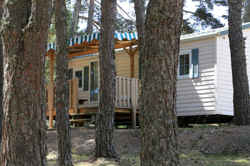 Location de mobil-home en camping en Lozère